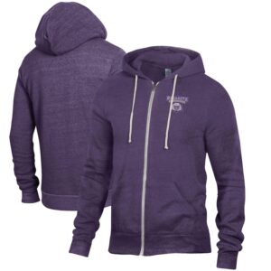 Men's Purple Nazareth College Golden Flyers Rocky Full-Zip Hoodie