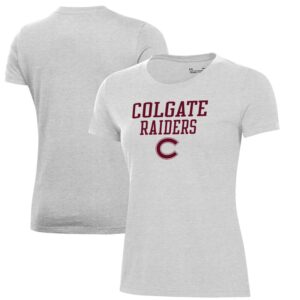 Women's Under Armour Gray Colgate Raiders Performance T-Shirt