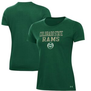 Women's Under Armour Green Colorado State Rams Performance T-Shirt