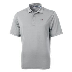 Men's Cutter & Buck Gray North Carolina Central Eagles Big & Tall Virtue Eco Pique Recycled Polo