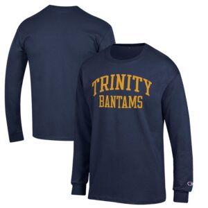 Men's Champion Navy Trinity Bantams Jersey Long Sleeve T-Shirt