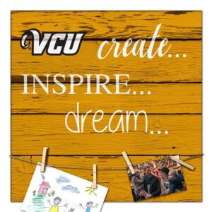 VCU Rams 18'' x 18'' Create Inspire Dream Sign