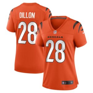 Women's Nike Corey Dillon Orange Cincinnati Bengals Retired Game Jersey
