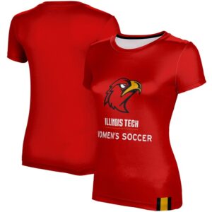 Women's Scarlet Illinois Tech Scarlet Hawks Women's Soccer T-Shirt