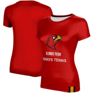 Women's Scarlet Illinois Tech Scarlet Hawks Women's Tennis T-Shirt