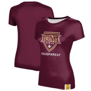 Women's Maroon Iona University Gaels Grandparent T-Shirt