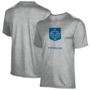 Men's Gray DePaul Blue Demons Psychology Name Drop T-Shirt