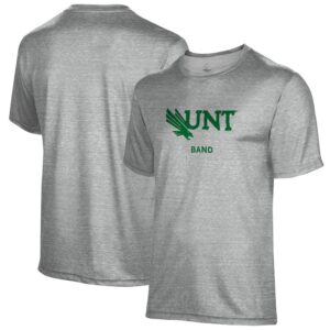 Men's Gray North Texas Mean Green Band Name Drop T-Shirt