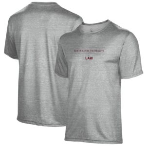 Men's Gray Santa Clara Broncos Law Name Drop T-Shirt