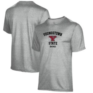 Men's Gray Youngstown State Penguins Band Name Drop T-Shirt
