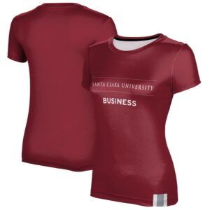 Women's Maroon Santa Clara Broncos Business T-Shirt