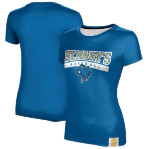 Women's Blue St. Mary's University Rattlers Baseball T-Shirt