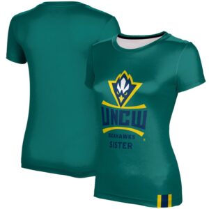 Women's Teal UNC Wilmington Seahawks Sister T-Shirt