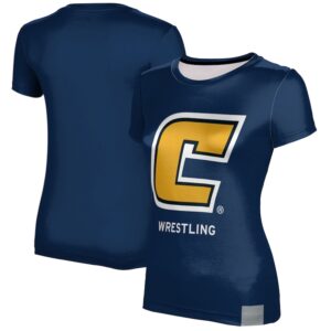 Women's Navy Tennessee Chattanooga Mocs Wrestling T-Shirt