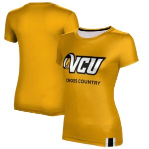 Women's Gold VCU Rams Cross Country T-Shirt