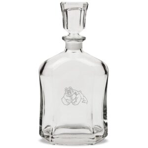 Fresno State Bulldogs 23.75oz. Crystal Whiskey Decanter