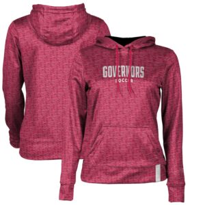 Women's Red Austin Peay State Governors Soccer Pullover Hoodie