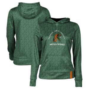 Women's Green Florida A&M Rattlers Arts & Science Pullover Hoodie