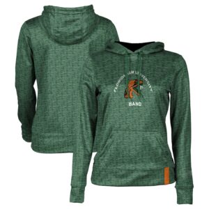 Women's Green Florida A&M Rattlers Band Pullover Hoodie