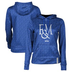 Women's Blue Franklin & Marshall Diplomats Mom Pullover Hoodie