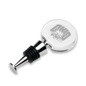 Ohio Bobcats Round Wine Stopper