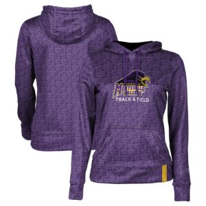 Women's Purple Montevallo Falcons Track & Field Pullover Hoodie