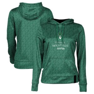 Women's Green Mount Olive Trojans Sister Pullover Hoodie