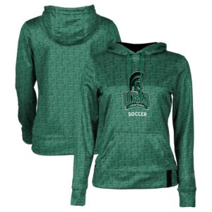 Women's Green Mount Olive Trojans Soccer Pullover Hoodie