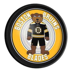 Boston Bruins Mascot 18'' Round Slimline Illuminated Wall Sign