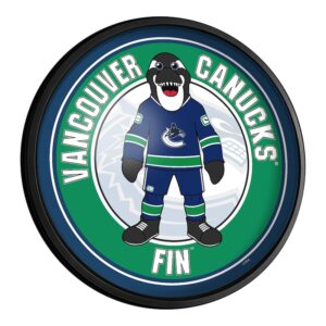 Vancouver Canucks Mascot 18'' Round Slimline Illuminated Wall Sign