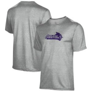 Men's Gray Abilene Christian University Wildcats Soccer Name Drop T-Shirt
