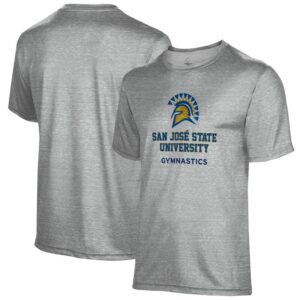 Men's Gray San Jose State Spartans Gymnastics Name Drop T-Shirt
