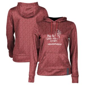 Women's Red Pacific Boxers Grandparent Pullover Hoodie