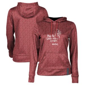 Women's Red Pacific Boxers Music Pullover Hoodie