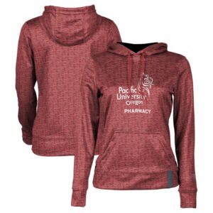 Women's Red Pacific Boxers Pharmacy Pullover Hoodie