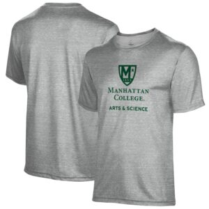 Men's Gray Manhattan Jaspers School of Science Name Drop T-Shirt
