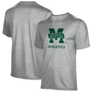 Men's Gray Manhattan Jaspers Athletics Name Drop T-Shirt