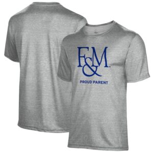 Men's Gray Franklin & Marshall Diplomats Proud Parent Name Drop T-Shirt