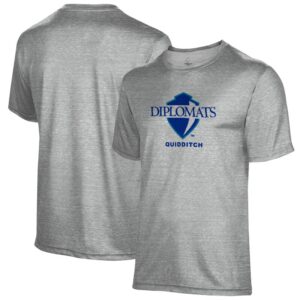 Men's Gray Franklin & Marshall Diplomats Quidditch Name Drop T-Shirt