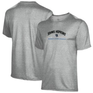 Men's Gray Johns Hopkins Blue Jays Women's Cross Country Name Drop T-Shirt