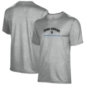 Men's Gray Johns Hopkins Blue Jays Women's Lacrosse Name Drop T-Shirt