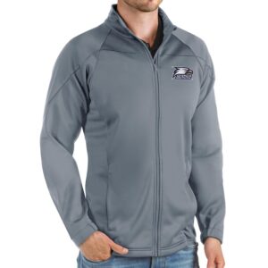 Men's Antigua Steel Georgia Southern Eagles Links Full-Zip Golf Jacket