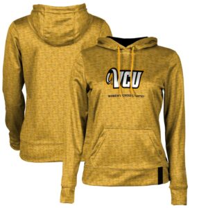 Women's Gold VCU Rams Women's Cross Country Pullover Hoodie