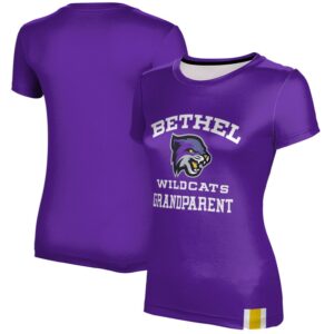 Women's Purple Bethel Wildcats Grandparent T-Shirt