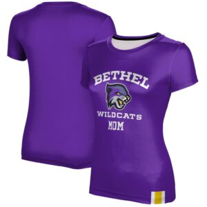 Women's Purple Bethel Wildcats Mom T-Shirt