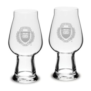 Yale Bulldogs 2-Piece 18.25oz. Luigi Bormioli IPA Glass Set