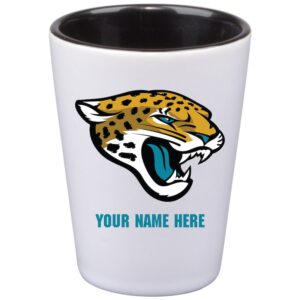 Jacksonville Jaguars 2oz. Personalized Ceramic Shot Glass