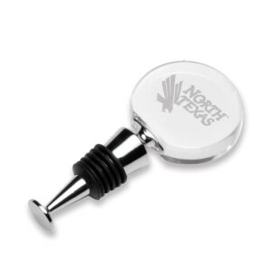 North Texas Mean Green Round Wine Stopper