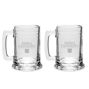 DePaul Blue Demons 15oz. 2-Piece Colonial Tankard Set
