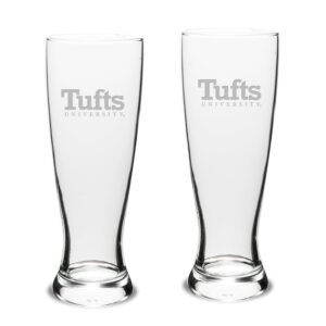 Tufts University Jumbos Team 23oz. 2-Piece Stylish University Pilsner Set